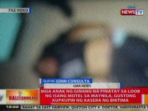 BT: Mga anak ng ginang na pinatay sa loob ng isang motel, gustong kupkupin ng kasera ng biktima