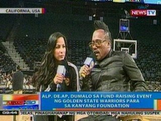 NTG: Apl.De.Ap, dumalo sa fund-raising event ng Golden State Warriors para sa kanyang foundation