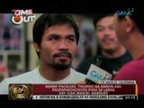 24 Oras: Manny Pacquiao, tinuring na hamon ang pagpapakondisyon para sa laban kay Marquez