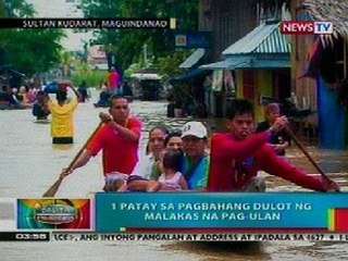 BP: 1 patay sa pagbaha sa Sultan Kudarat, Maguindanao