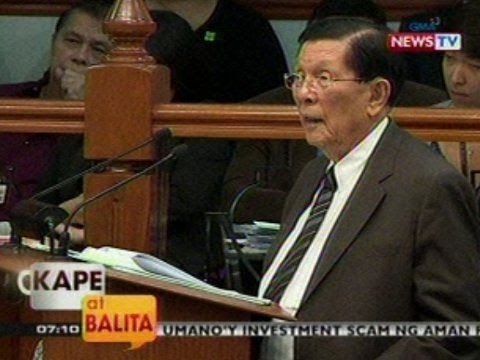 KB: Sen. Pres. Enrile, nais ng patas na buwis para sa alcohol at sigarilyo