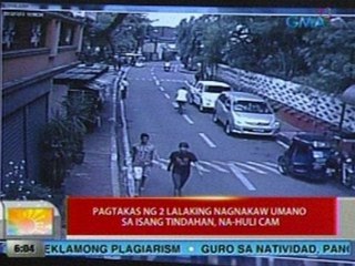 UB: Exclusive: Pagtakas ng 2 lalaking nagnakaw umano sa isang tindahan sa Pasig, na-huli cam
