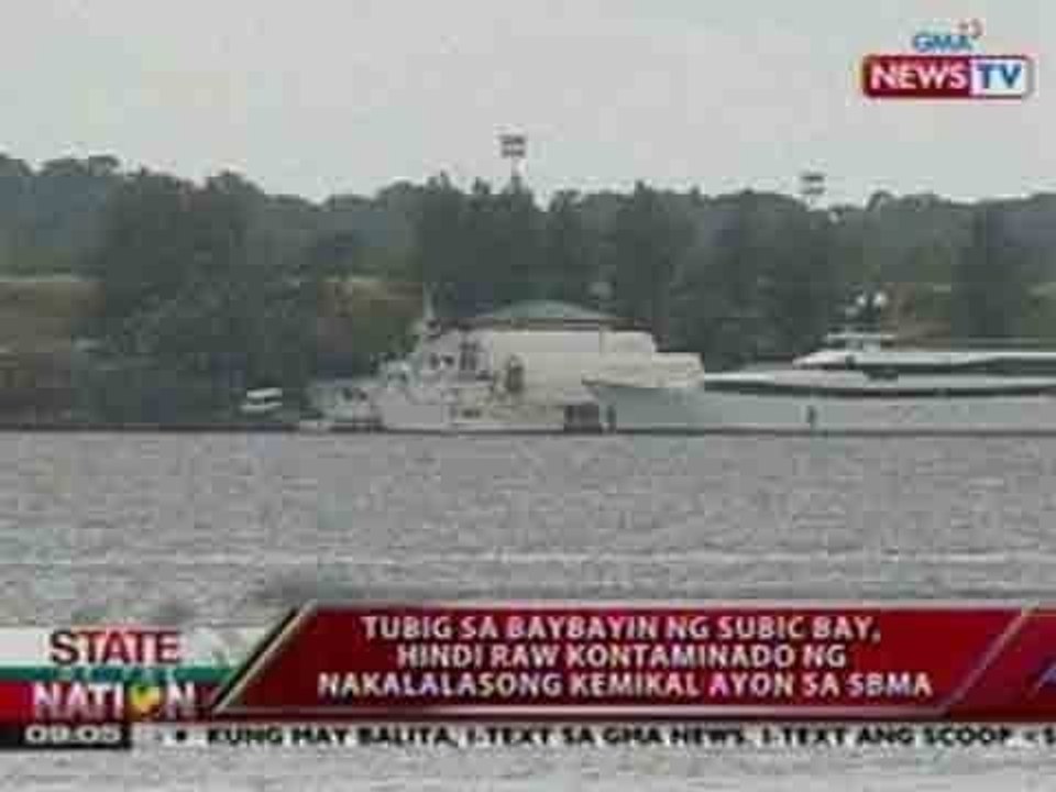 SONA: SBMA: Tubig sa baybayin ng Subic Bay, hindi kontaminado ng nakalalasong kemikal