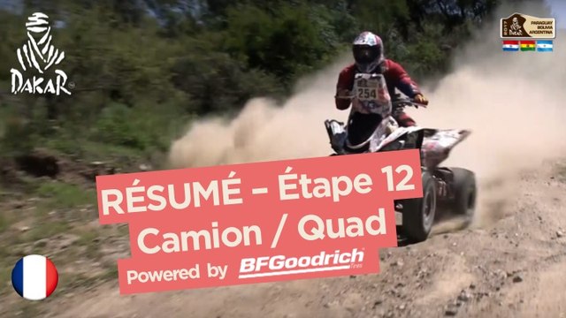 Résumé de l'Étape 12 - Quad/Camion - (Río Cuarto / Buenos Aires) - Dakar 2017