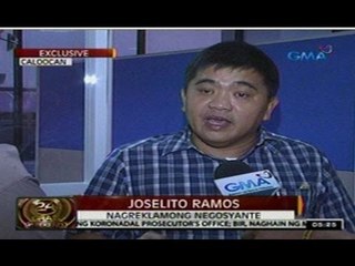 24 Oras: Negosyante, dumulog sa   NBI para ireklamo ang isang empleyado ng BIR na nangingikil umano