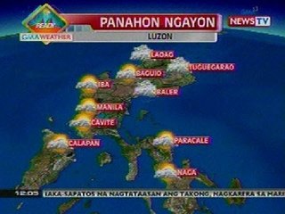 BT; Weather update as of 12:05 p.m. (Nov 16, 2012)