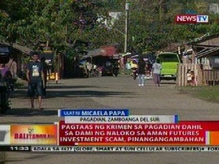BT: Pagtaas ng krimen sa Pagadian, Zamboanga, pinangangambahan