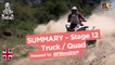 Stage 12 Summary - Quad/Truck - (Río Cuarto / Buenos Aires) - Dakar 2017