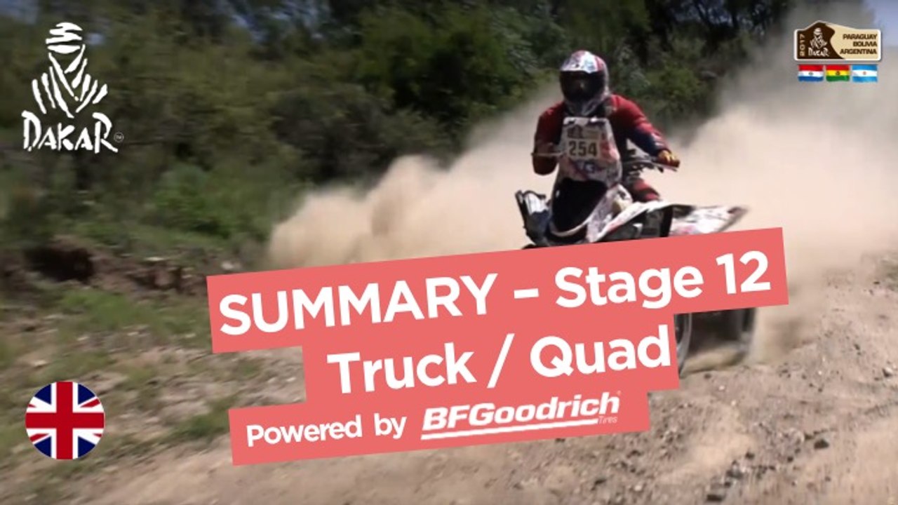 Stage 12 Summary - Quad/Truck - (Río Cuarto / B...