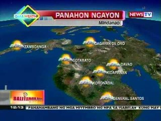 BT: Weather update as of 12:12 p.m. (Nov 18, 2012)