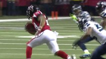 Devonta Freeman reverses field to pick up first down