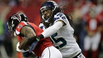 Julio Jones grabs an 8-yard reception against Richard Sherman