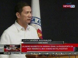 QRT: Lalaking naaresto sa Amerika dahil sa pagsuporta sa mga terorista, may hawak na PHL passport
