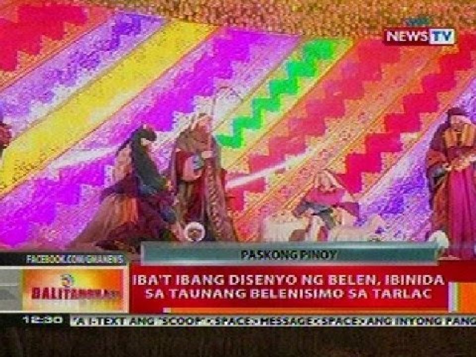 BT: Iba't ibang disenyo ng Belen, ibinida sa taunang Belenismo sa Tarlac