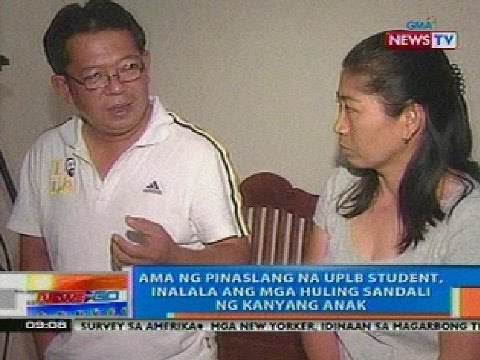 NTG: Ama ng pinaslang na UPLB student, inalala ang mga huling sandali ng anak