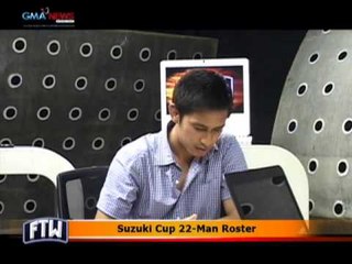 FTW: Suzuki Cup 22-Man Roster
