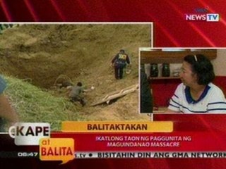 KB: Balitaktakan: Ika-3 taon   ng paggunita ng Maguindanao   Massacre