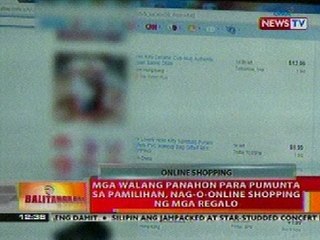 BT: Mga walang panahon para pumunta sa pamilihan, nag-o-online shopping ng mga regalo