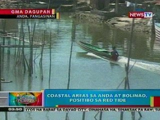 BP: Ilang baybayin sa Pangasinan, nag-positibo sa red tide