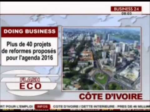 Flash Eco Cote d'Ivoire du Jeudi 13 Août 2015 /Business 24