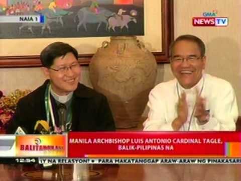 BT: Manila Archbishop Luis Antonio Cardinal Tagle, balik-Pilipinas na