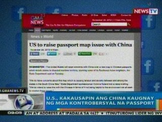 NTG: U.S., kakausapin ang China kaugnay ng mga kontrobersyal na passport