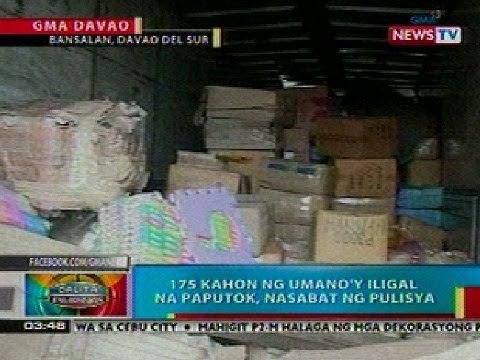 BP: 175 kahon ng umano'y iligal na paputok, nasabat ng pulisya sa Davao del Sur