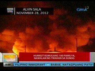 UB: Humigit kumulang 100 pamilya, nawalan ng tirahan sa sunog sa Bacoor, Cavite