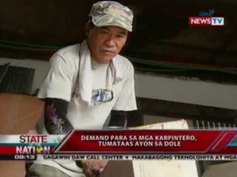 SONA: Demand para sa mga karpintero, tumataas ayon sa DOLE