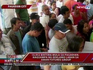 SONA: 10,952 biktima mula sa Pagadian, nagsampa ng reklamo laban sa Aman Futures Group