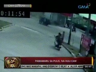 24 Oras: Pamamaril sa pulis, na-Huli Cam