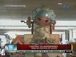 24 Oras: Christmas toy   wonderworld, tema ng festival of   lights