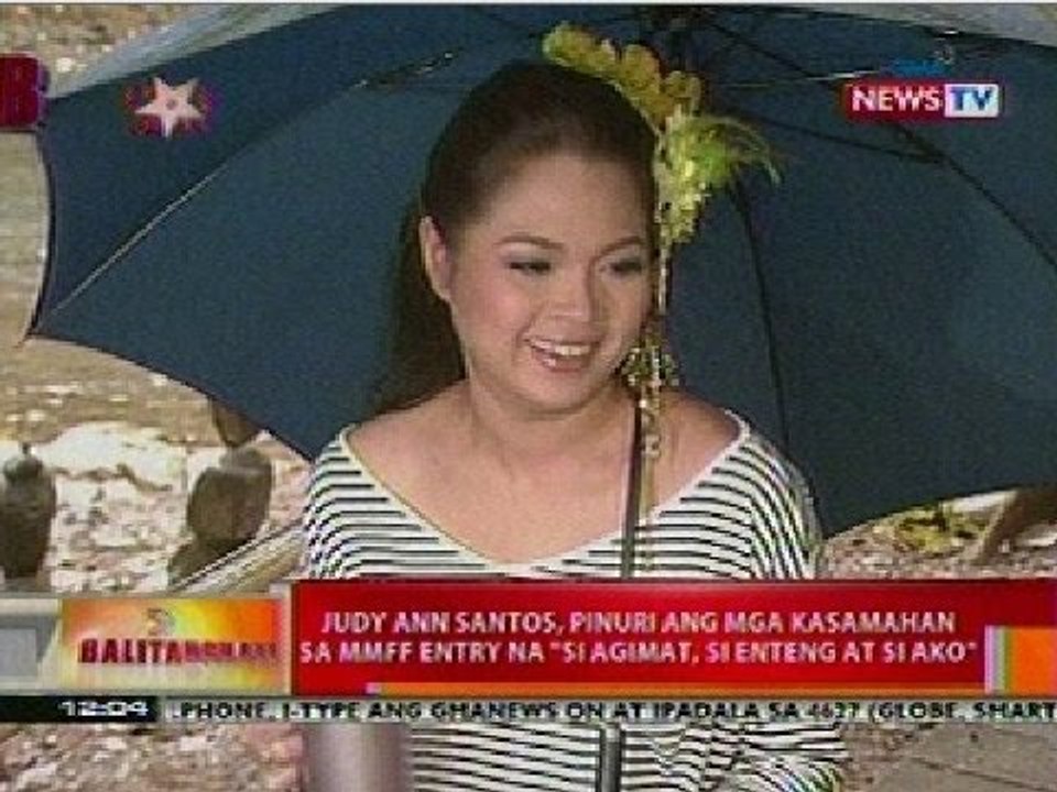 BT: Judy Ann Santos, pinuri ang mga kasamahan sa MMFF entry na 'Si Agimat, si Enteng at si Ako'