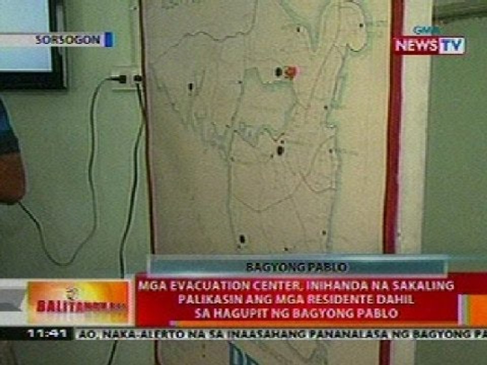 BT: Mga evacuation center, inihanda na sakaling palikasin ang mga residente dahil sa bagyo