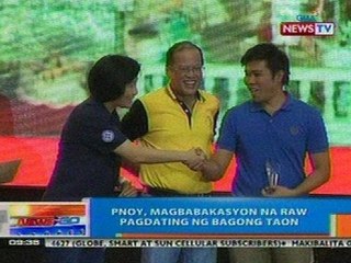 NTG: PNoy, magbabakasyon na raw pagdating ng bagong taon