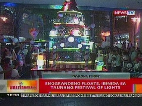 BT: Enggrandeng floats, ibinida sa taunang Festival of Lights