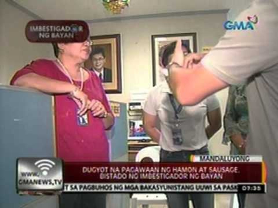 24 Oras: Dugyot na pagawaan ng hamon at sausage, bistado ng Imbestigador ng Bayan