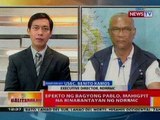 BT: Epekto ng Bagyong Pablo, mahigpit na binabantayan bg NDRRMC