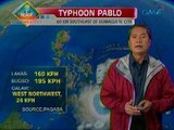 24Oras: Bagyong Pablo, nasa karagatan na ulit at tinutumbok ang Negros Oriental