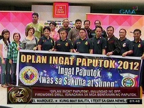 24Oras: 'Oplan Ingat Paputok,' inilunsad ng BFP