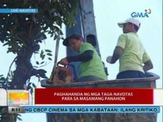 UB: Paghahanda ng mga taga-Navotas para sa bagyong Pablo