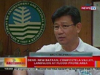 BT: DENR: New Bataan, Compostela Valley, landslide at flood-prone area