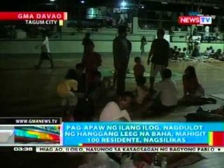 BP: Mga biktima ng bagyong Pablo, kailangan ng pagkain at iba pang pangunahing pangangailan