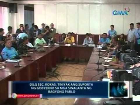 NDRRMC Exec. Dir. Ramos, nasita dahil sa pabagu-bago umanong datos ng mga biktima ng bagyong Pablo