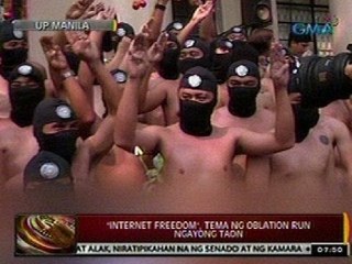 24Oras: 'Internet Freedom,' tema ng Oblation Run ngayong taon