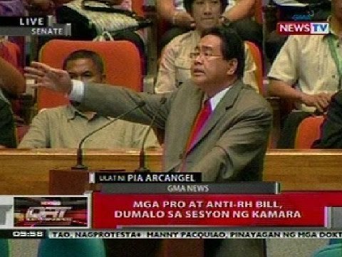 QRT: Mga Pro at Anti-RH Bill, sumalo sa sesyon ng kamara