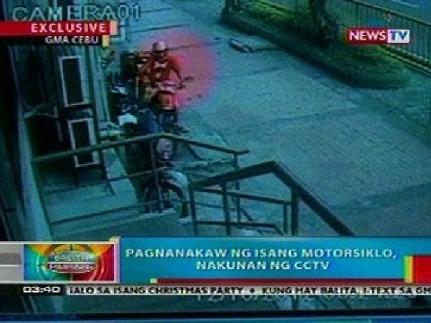 BP: Pagnanakaw ng isang motorsiklo sa Cebu City, nakunan ng CCTV