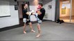 Tiger shadow muay thai boxe kickboxing laurentides combo
