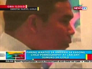 BP: Paring wanted sa Amerika sa kasong child pornography at larceny, sumuko sa Iloilo