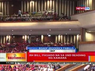 BT: RH bill, pasado na sa 2nd reading ng Kamara
